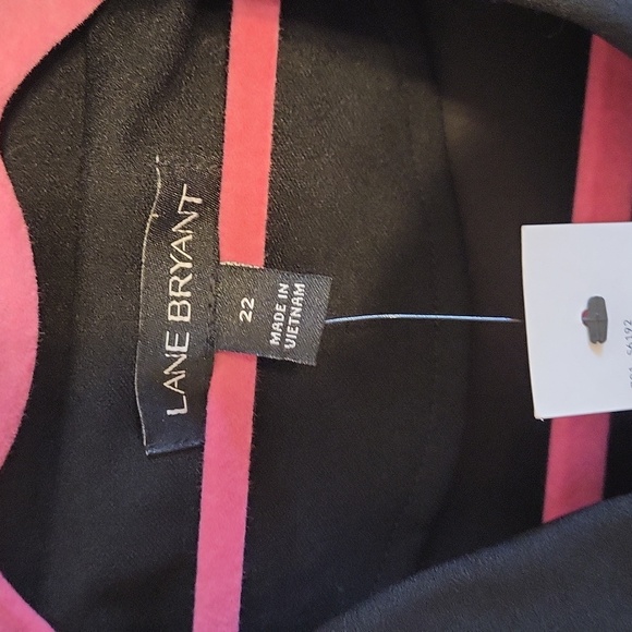 NWT Lane Bryant size 22 black zip up dress jacket - Picture 6 of 15
